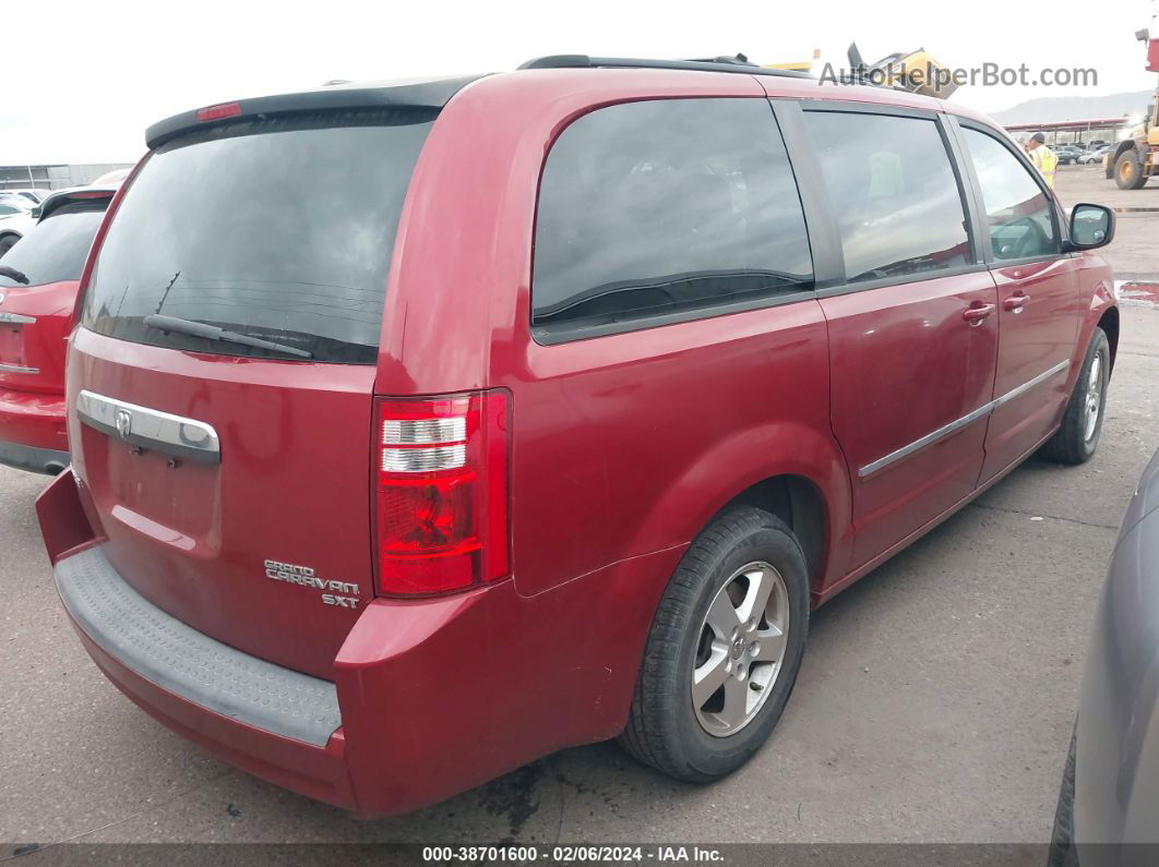 2009 Dodge Grand Caravan Sxt Burgundy vin: 2D8HN54159R590513