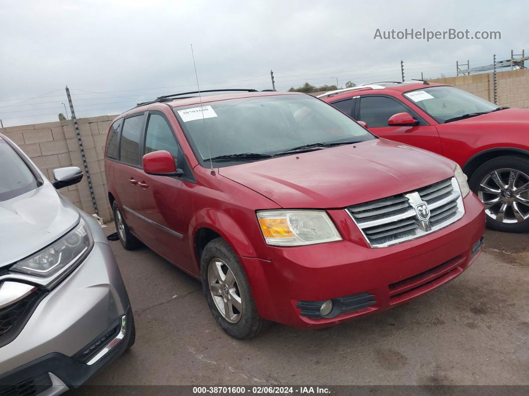 2009 Dodge Grand Caravan Sxt Burgundy vin: 2D8HN54159R590513