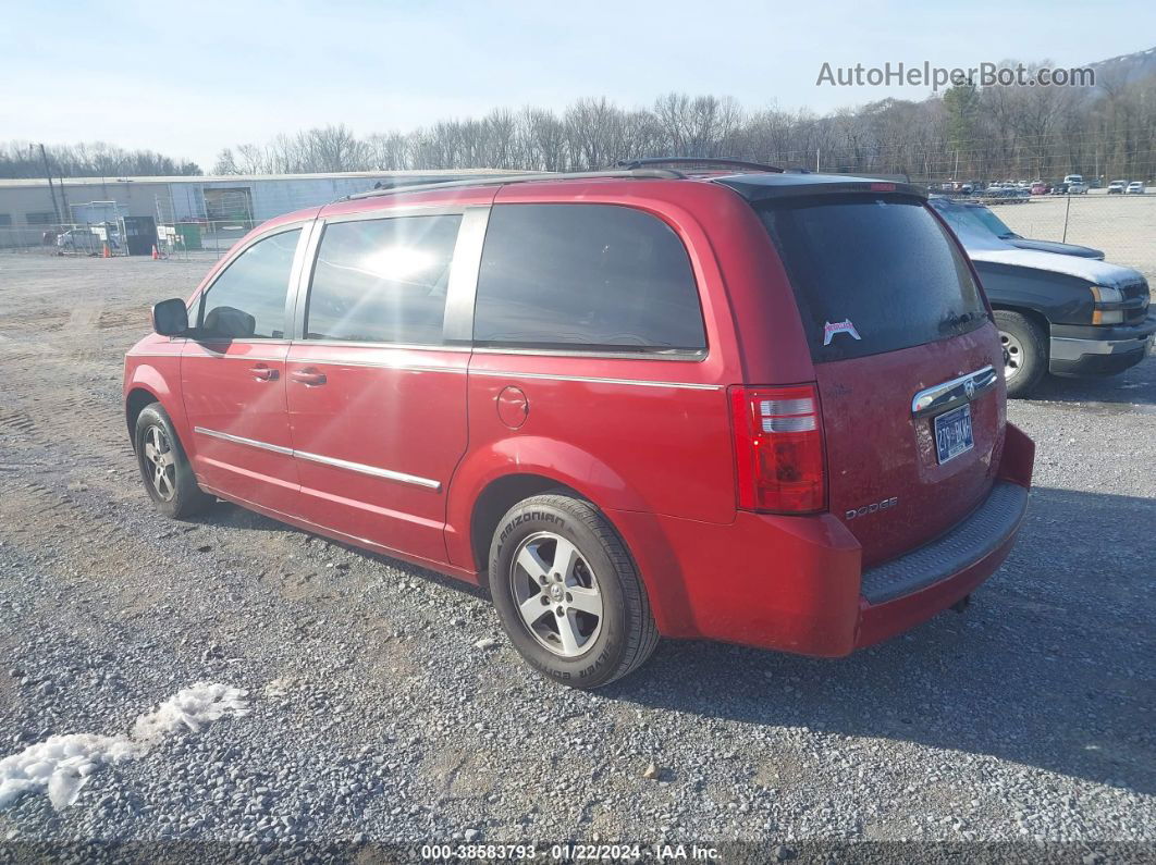 2009 Dodge Grand Caravan Sxt Red vin: 2D8HN54159R638639