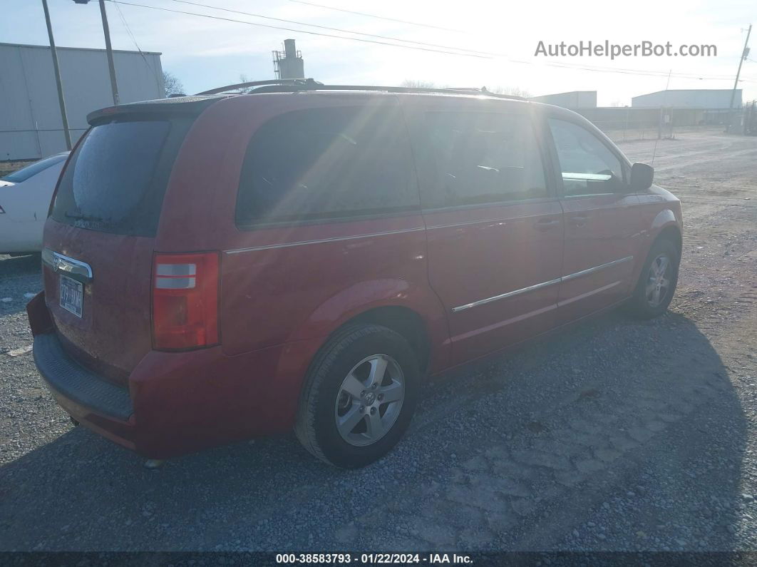 2009 Dodge Grand Caravan Sxt Red vin: 2D8HN54159R638639