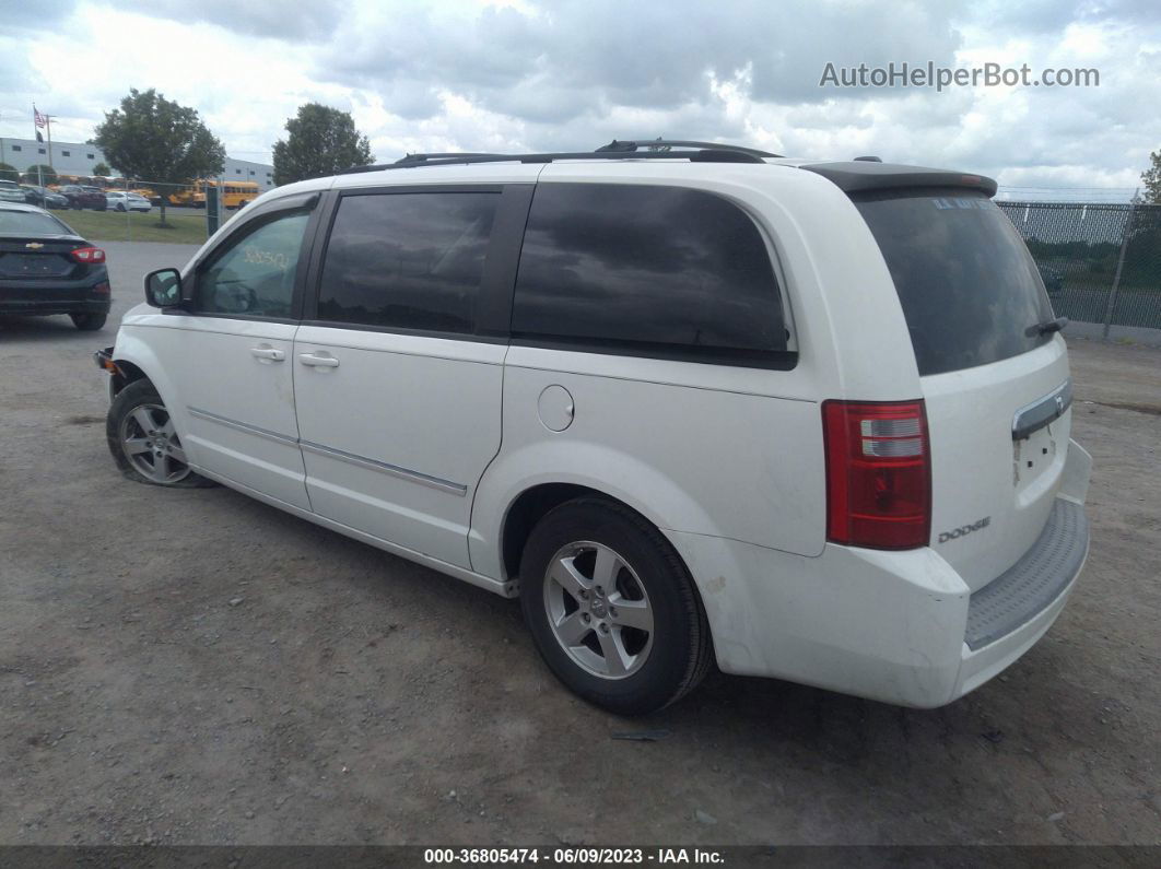 2009 Dodge Grand Caravan Sxt White vin: 2D8HN54159R638656