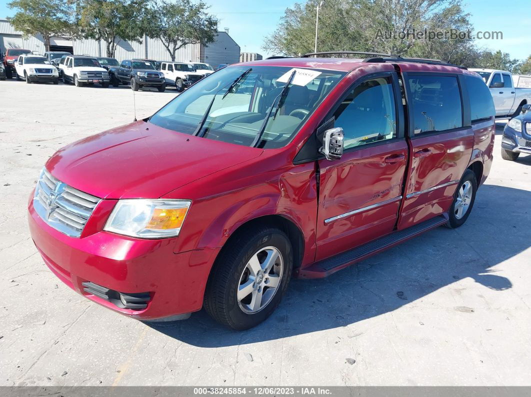 2009 Dodge Grand Caravan Sxt Красный vin: 2D8HN54169R593243