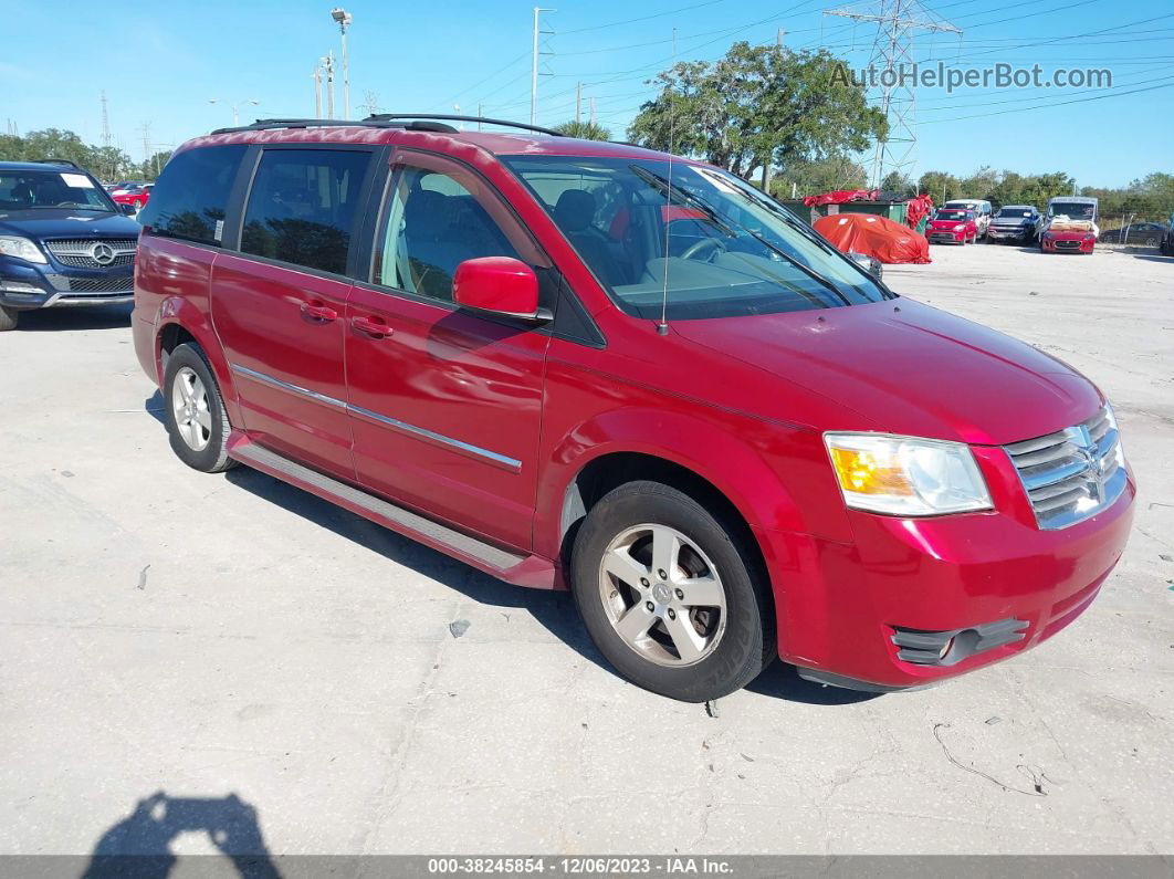 2009 Dodge Grand Caravan Sxt Red vin: 2D8HN54169R593243