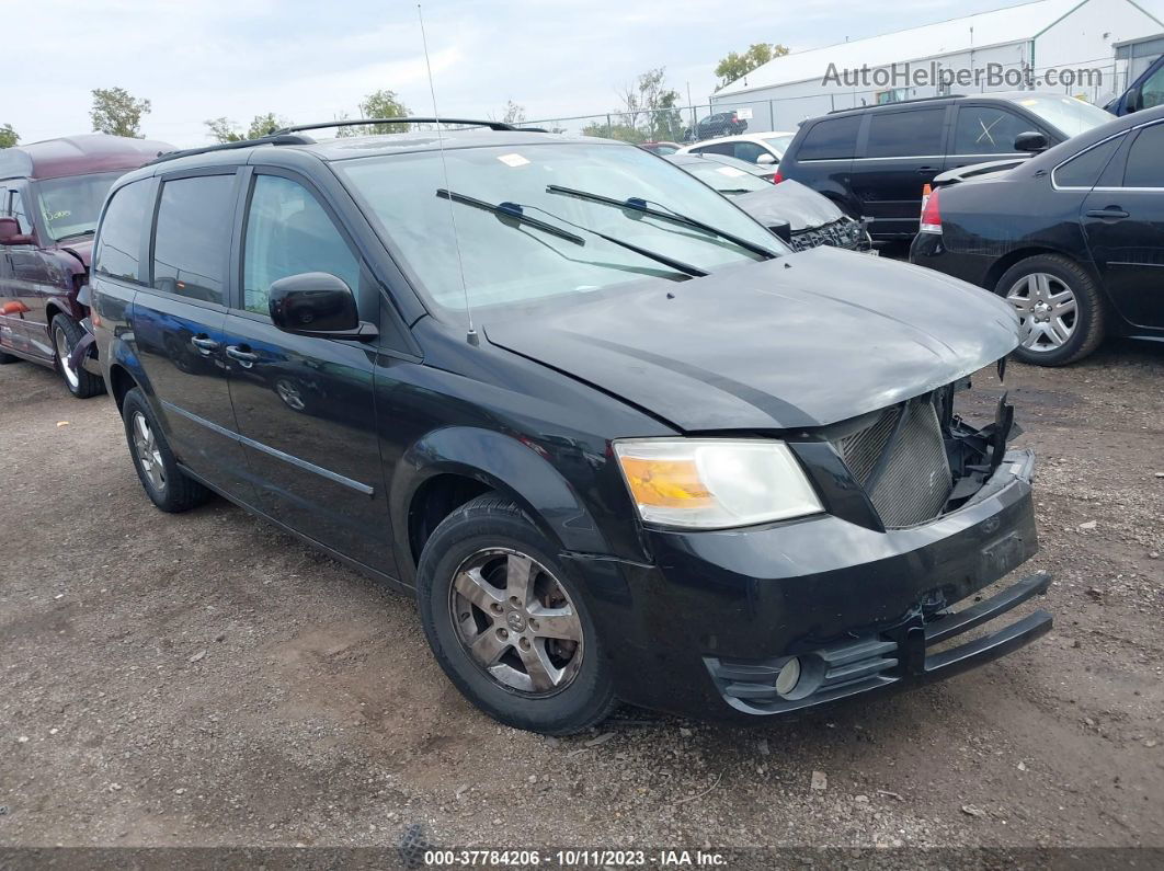 2009 Dodge Grand Caravan Sxt Black vin: 2D8HN54179R655491