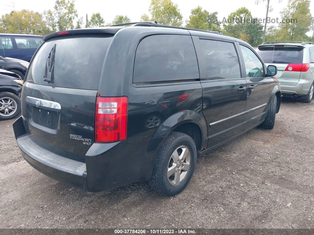 2009 Dodge Grand Caravan Sxt Black vin: 2D8HN54179R655491