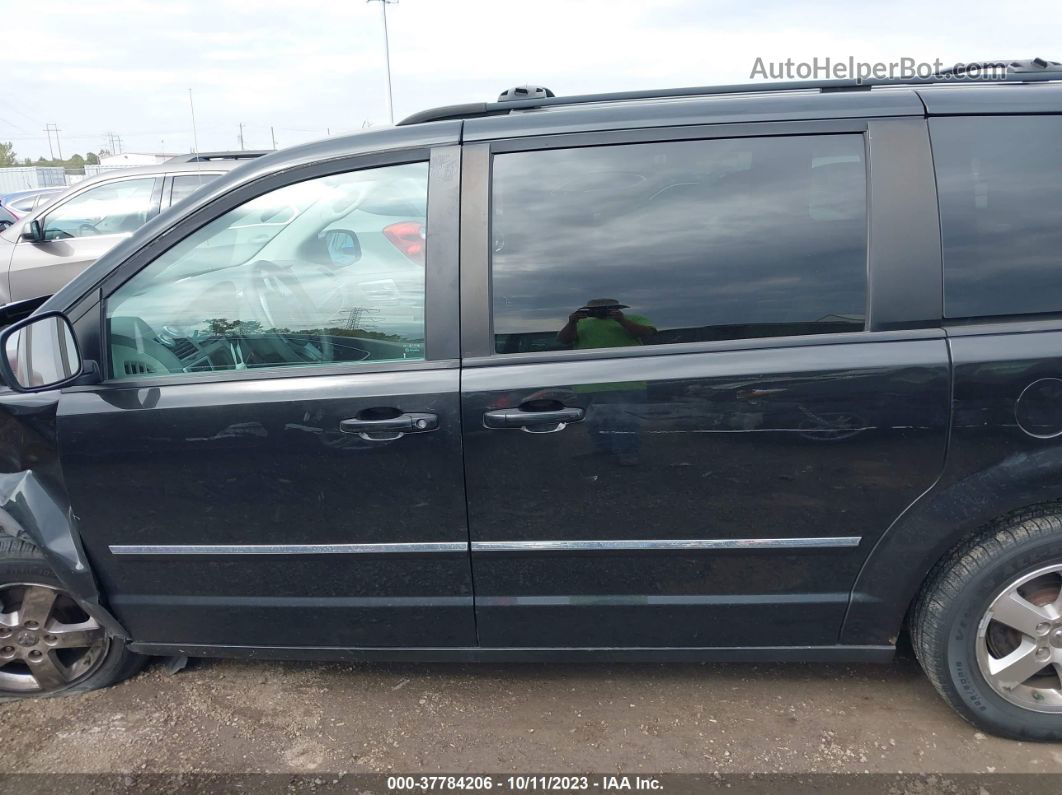 2009 Dodge Grand Caravan Sxt Black vin: 2D8HN54179R655491