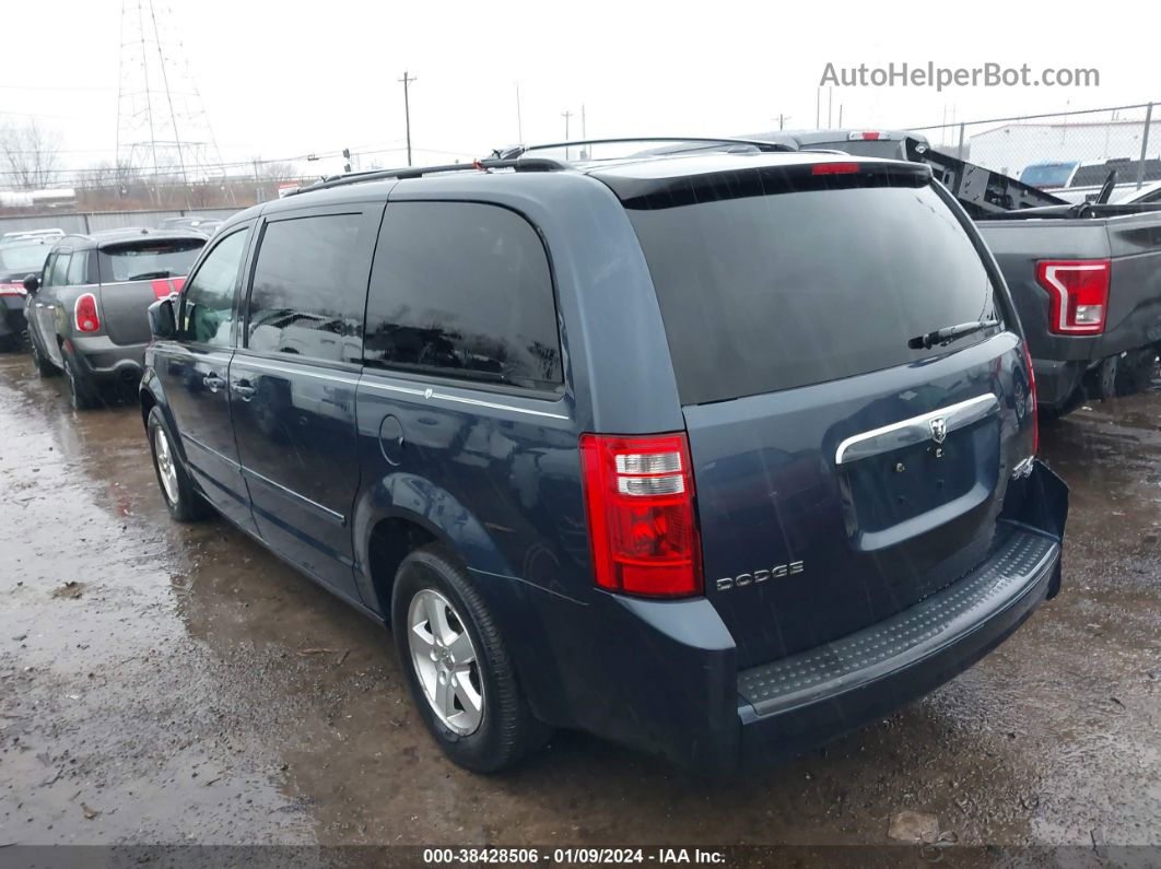 2009 Dodge Grand Caravan Sxt Синий vin: 2D8HN54189R519192