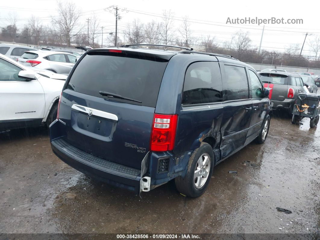 2009 Dodge Grand Caravan Sxt Синий vin: 2D8HN54189R519192