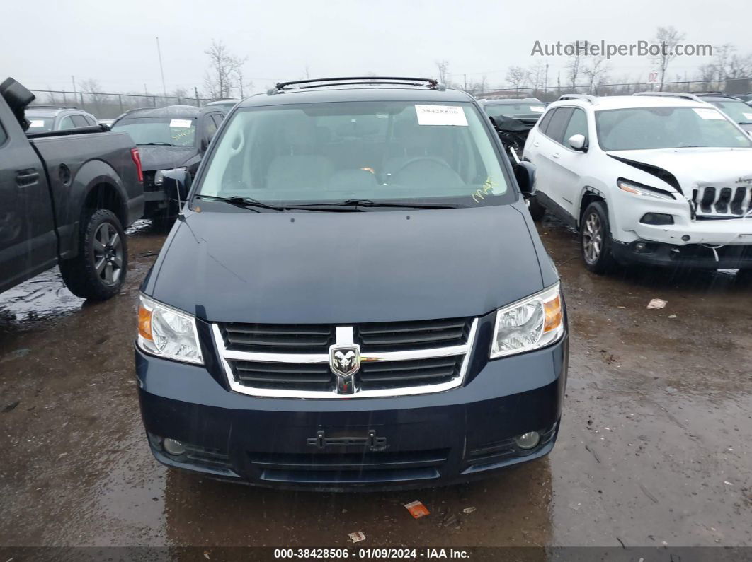 2009 Dodge Grand Caravan Sxt Синий vin: 2D8HN54189R519192