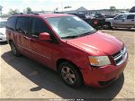 2009 Dodge Grand Caravan Sxt Red vin: 2D8HN54189R533092