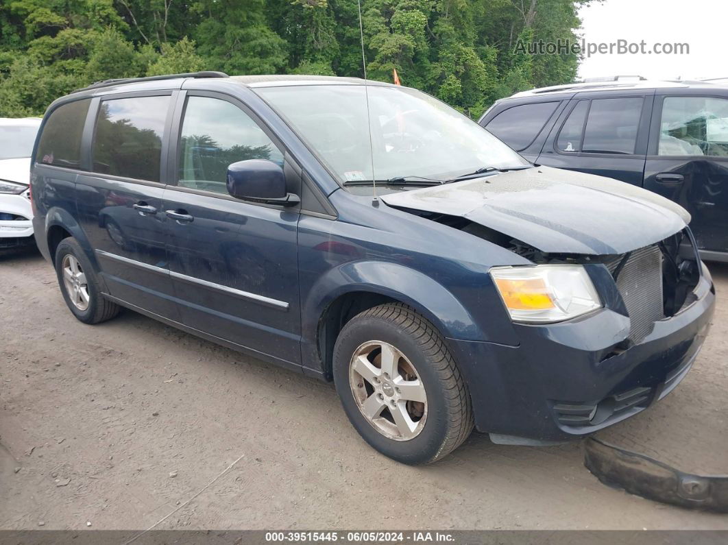 2009 Dodge Grand Caravan Sxt Blue vin: 2D8HN54189R593499