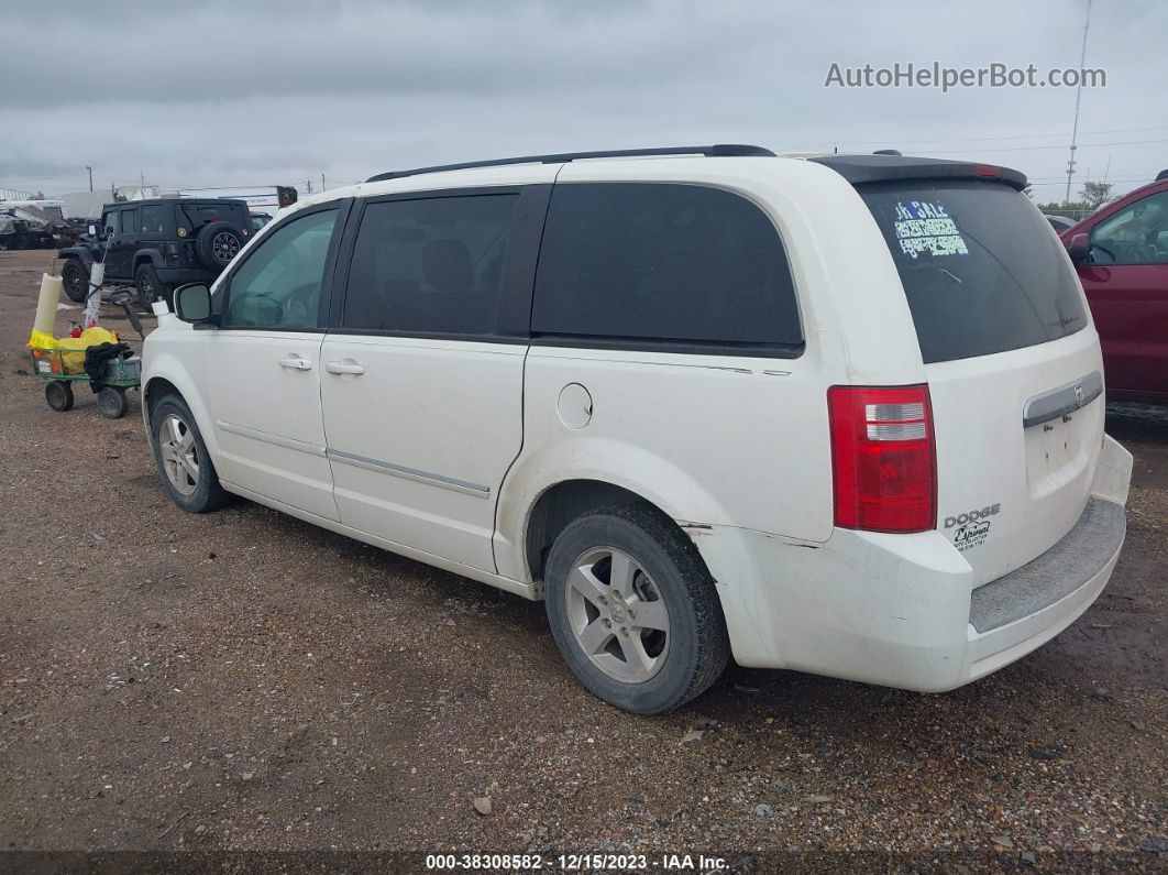 2009 Dodge Grand Caravan Sxt White vin: 2D8HN54189R605554