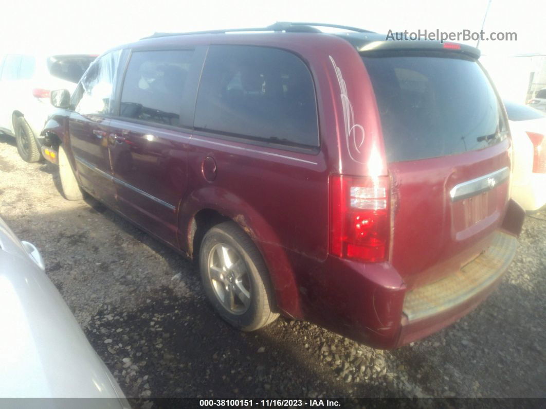 2009 Dodge Grand Caravan Sxt Red vin: 2D8HN54199R505799