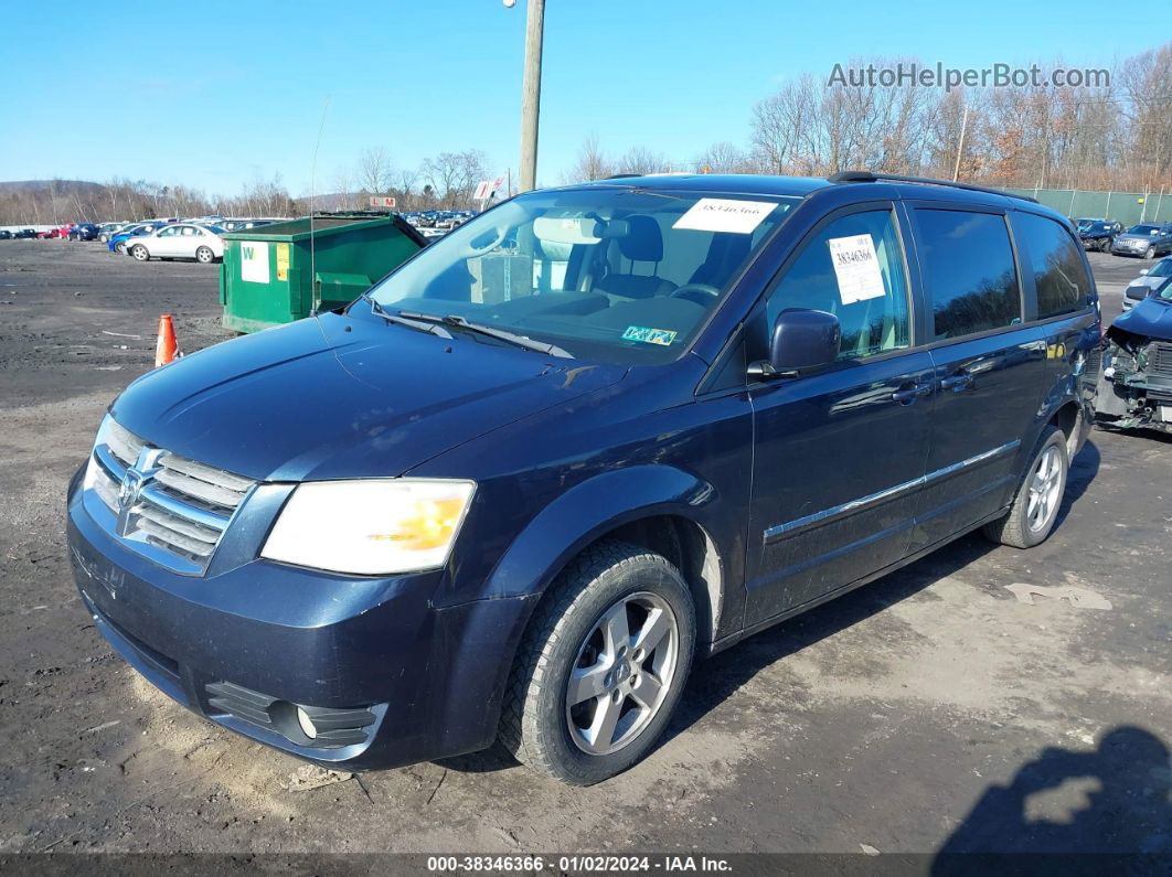 2009 Dodge Grand Caravan Sxt Blue vin: 2D8HN54199R584715