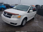 2009 Dodge Grand Caravan Sxt White vin: 2D8HN54199R586836