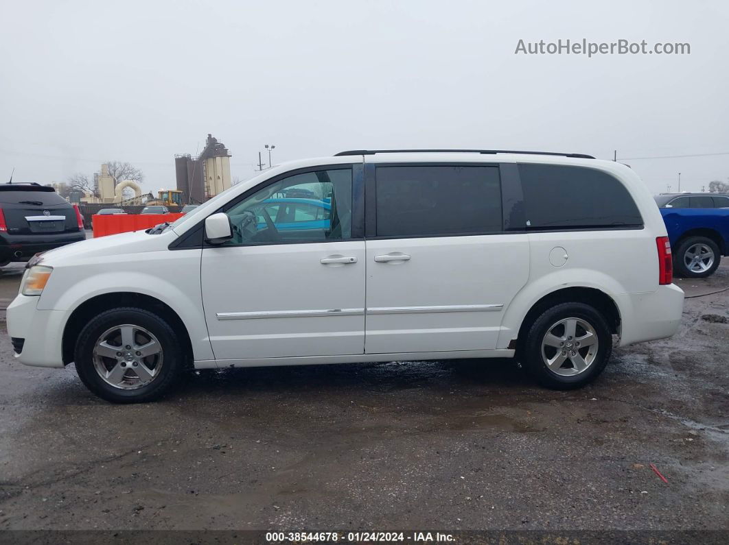 2009 Dodge Grand Caravan Sxt White vin: 2D8HN54199R586836