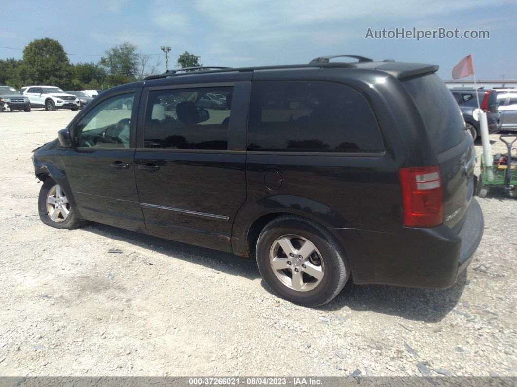 2009 Dodge Grand Caravan Sxt Черный vin: 2D8HN541X9R540710