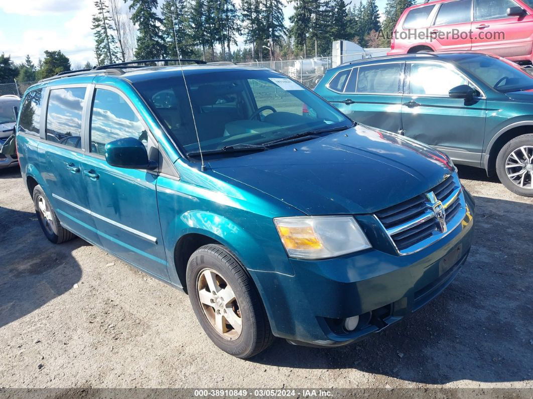 2009 Dodge Grand Caravan Sxt Зеленый vin: 2D8HN541X9R616877