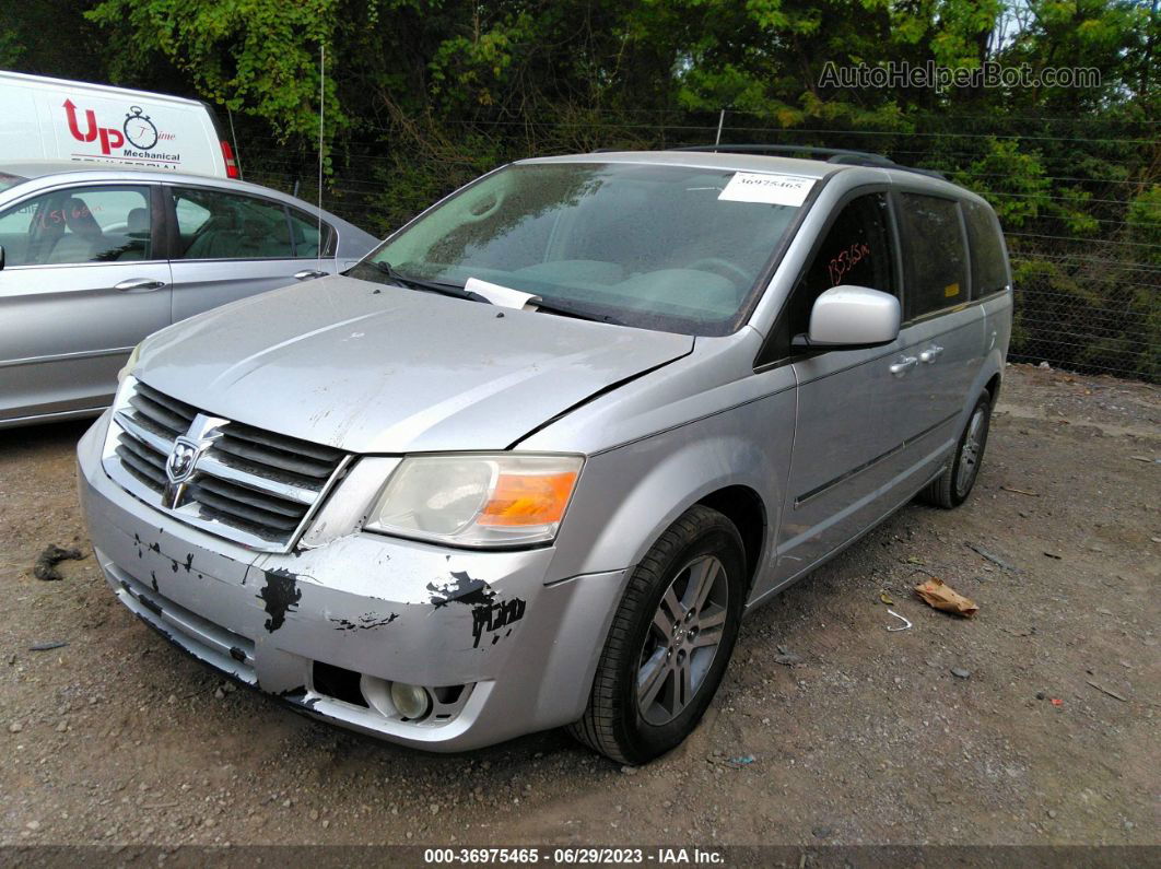 2009 Dodge Grand Caravan Sxt Silver vin: 2D8HN54X09R529753