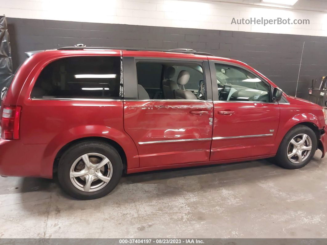 2009 Dodge Grand Caravan Sxt Red vin: 2D8HN54X09R641176