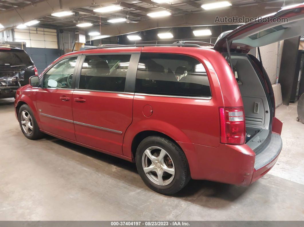 2009 Dodge Grand Caravan Sxt Red vin: 2D8HN54X09R641176