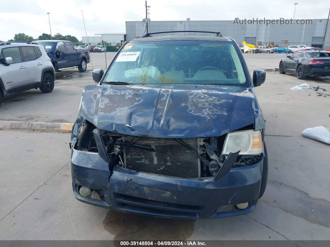 2009 Dodge Grand Caravan Sxt Blue vin: 2D8HN54X19R513772