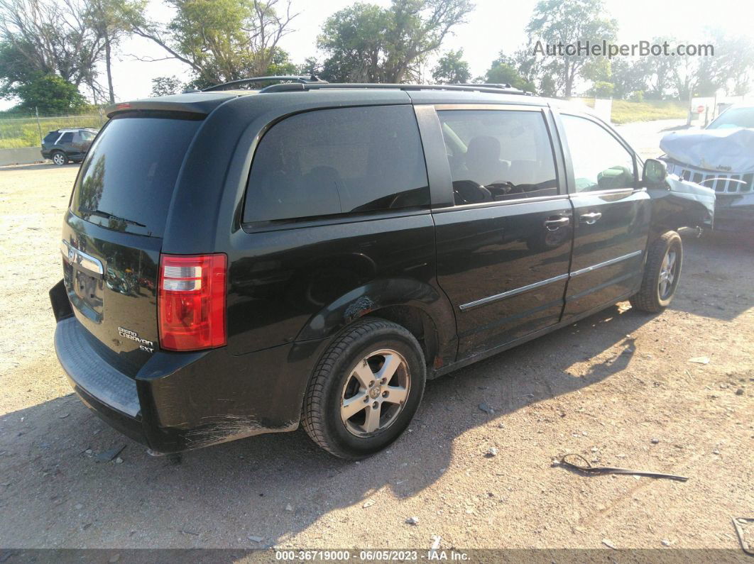 2009 Dodge Grand Caravan Sxt Черный vin: 2D8HN54X19R591596