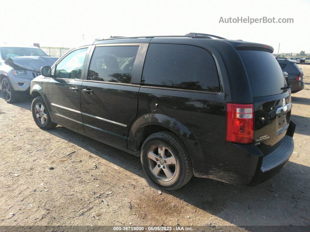 2009 Dodge Grand Caravan Sxt Черный vin: 2D8HN54X19R591596