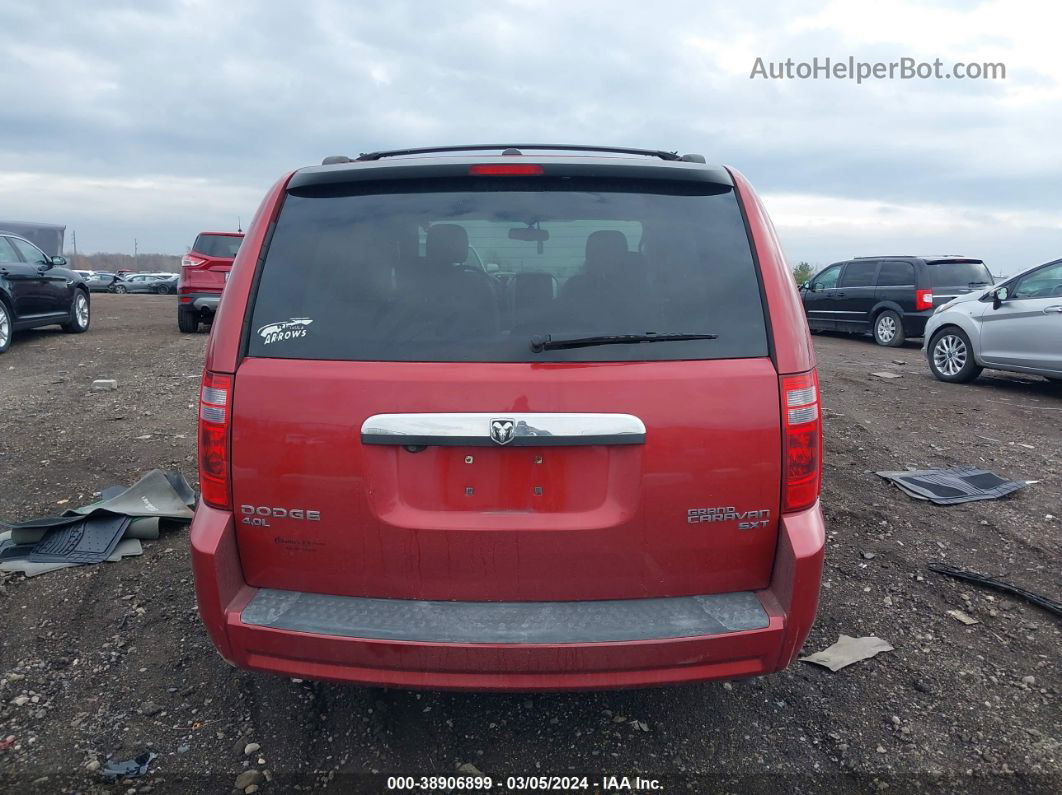 2009 Dodge Grand Caravan Sxt Красный vin: 2D8HN54X19R683453