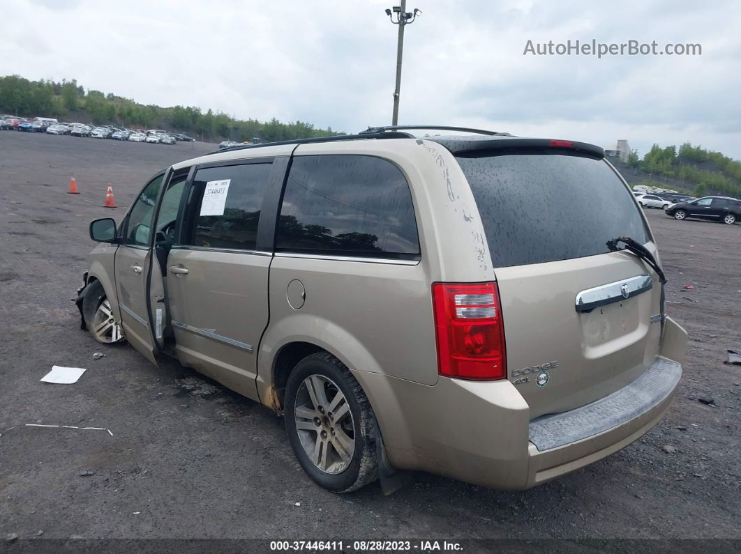 2009 Dodge Grand Caravan Sxt Золотой vin: 2D8HN54X29R533934