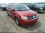 2009 Dodge Grand Caravan Sxt Red vin: 2D8HN54X39R654908