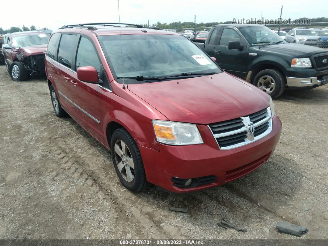 2009 Dodge Grand Caravan Sxt Красный vin: 2D8HN54X39R654908