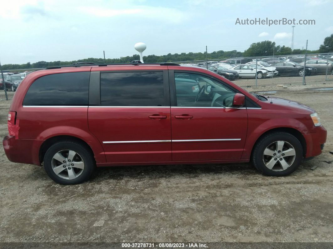 2009 Dodge Grand Caravan Sxt Red vin: 2D8HN54X39R654908