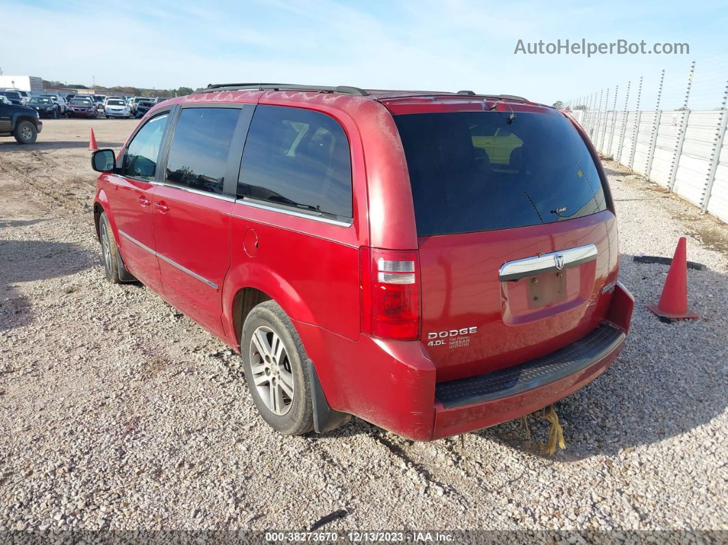 2009 Dodge Grand Caravan Sxt Red vin: 2D8HN54X49R517363