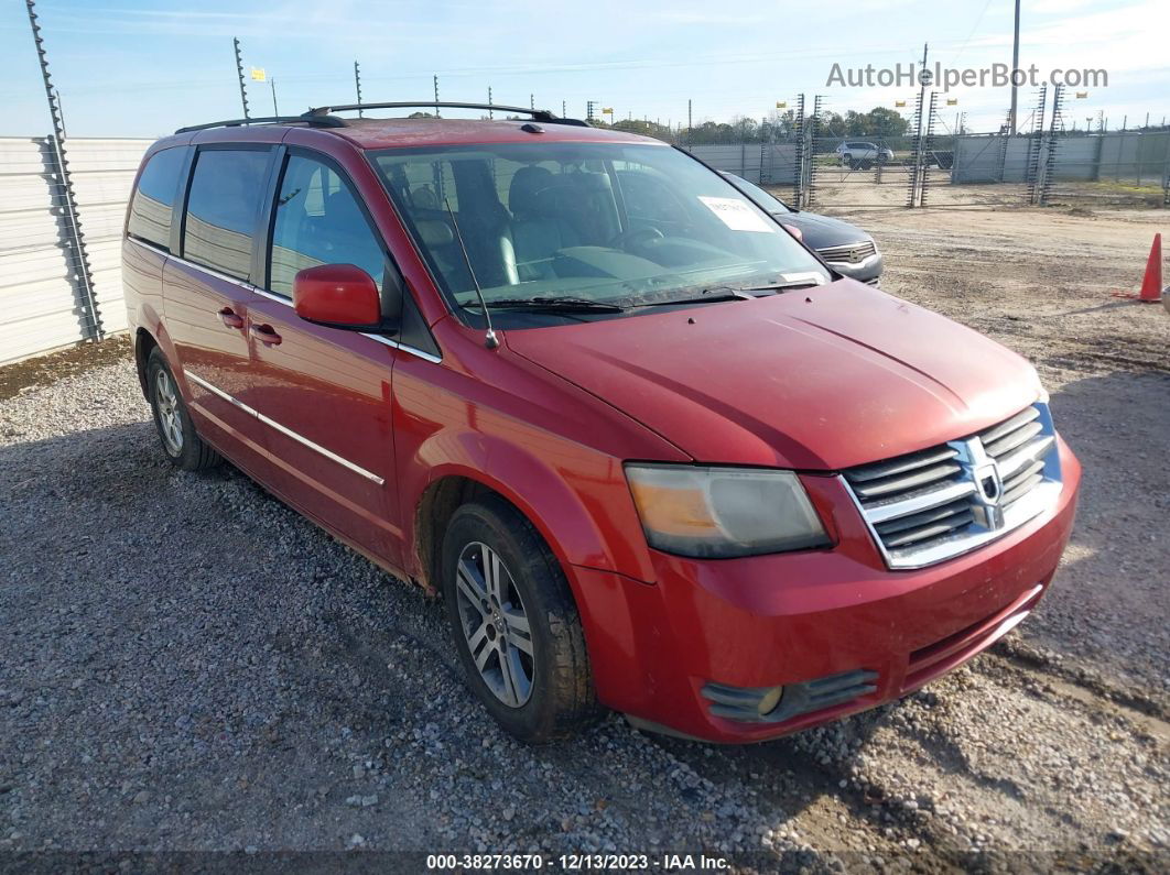 2009 Dodge Grand Caravan Sxt Red vin: 2D8HN54X49R517363