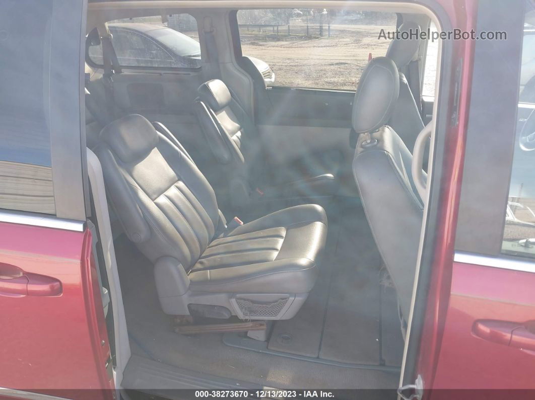 2009 Dodge Grand Caravan Sxt Red vin: 2D8HN54X49R517363