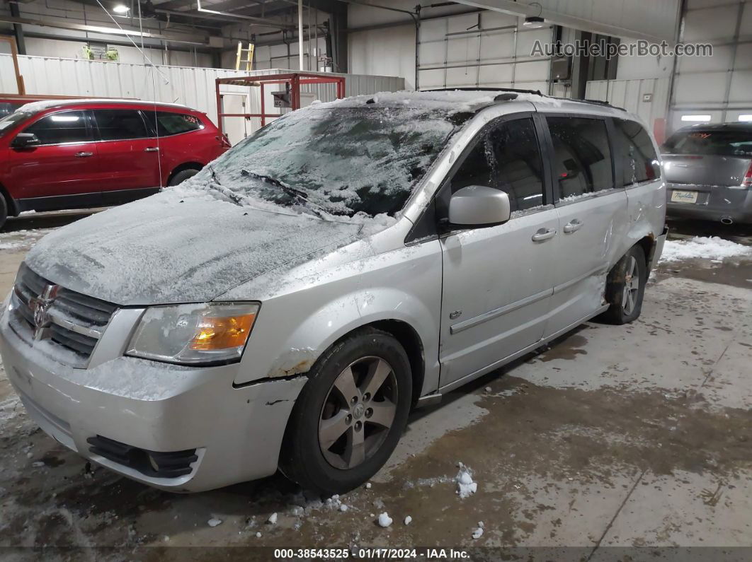 2009 Dodge Grand Caravan Sxt Silver vin: 2D8HN54X89R654919