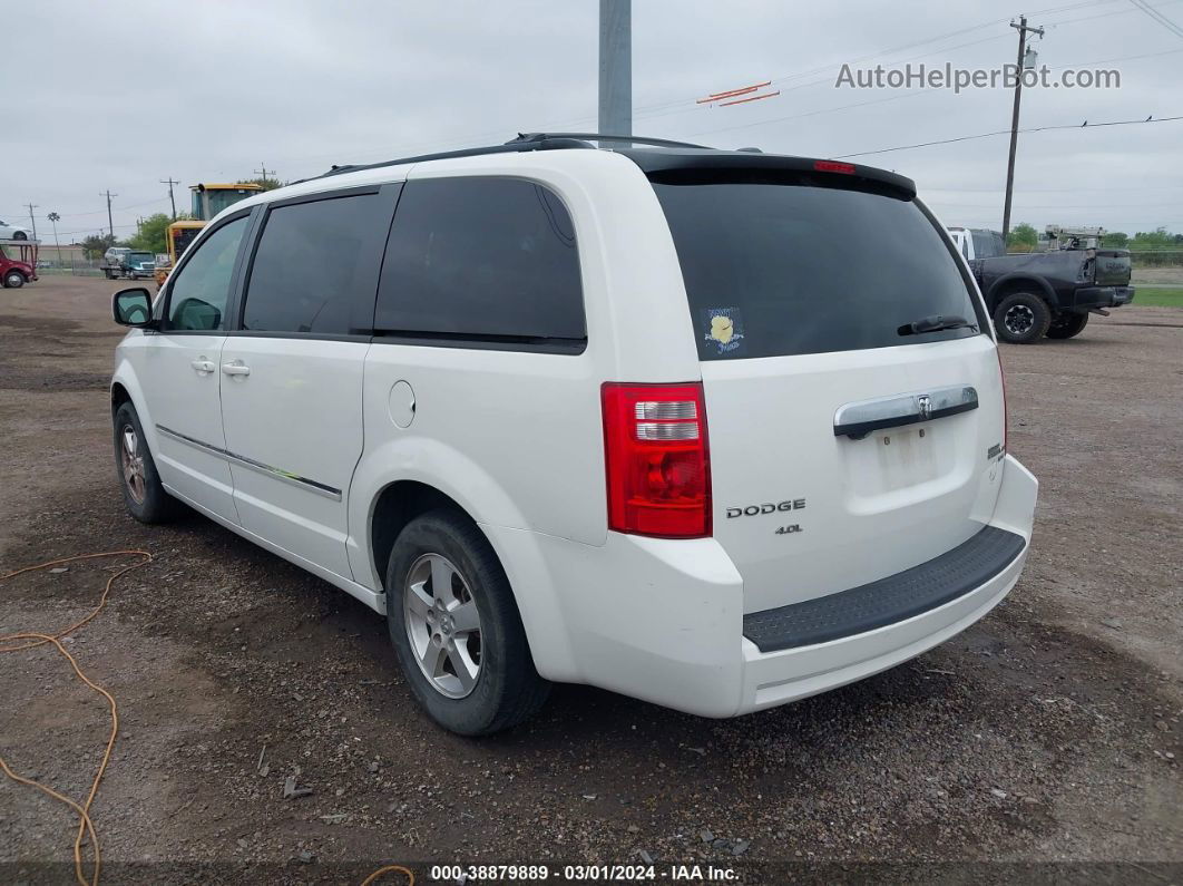 2009 Dodge Grand Caravan Sxt White vin: 2D8HN54XX9R506271