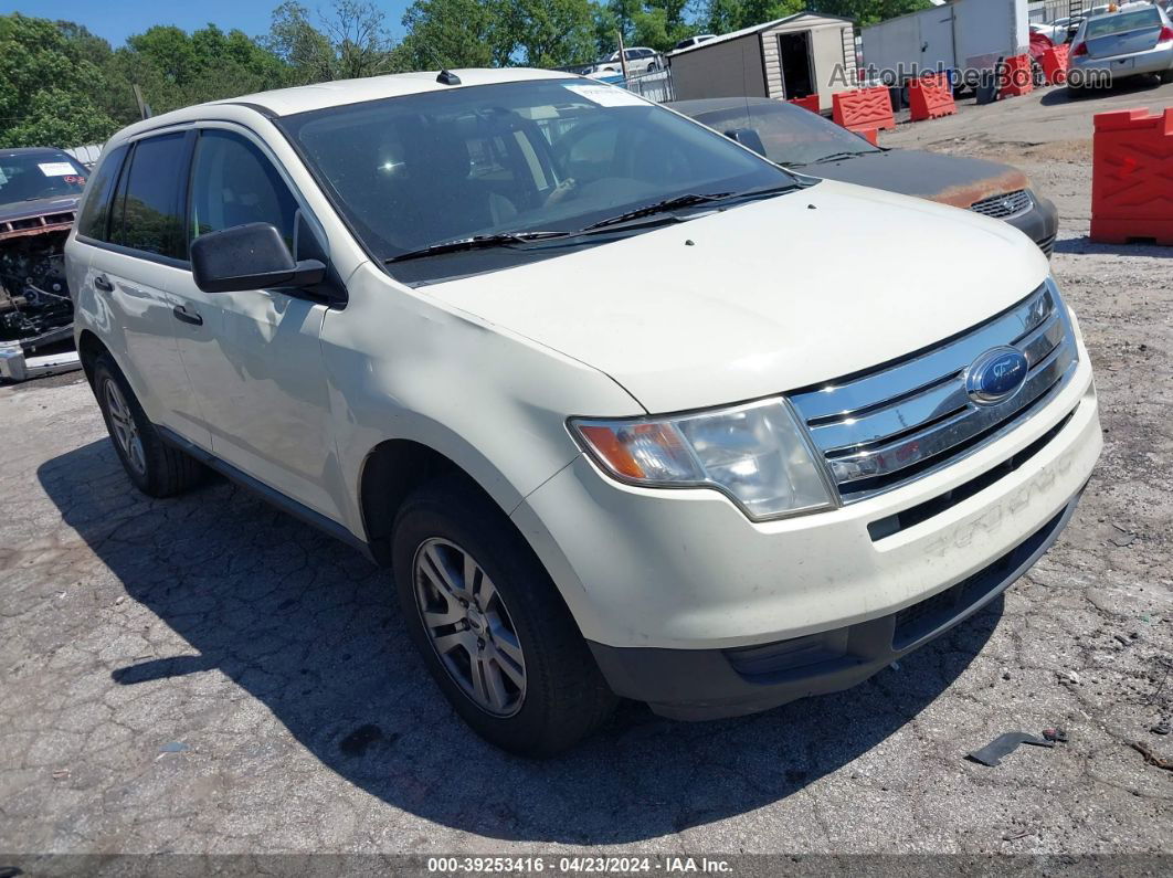 2008 Ford Edge Se White vin: 2FMDK36C08BA45542