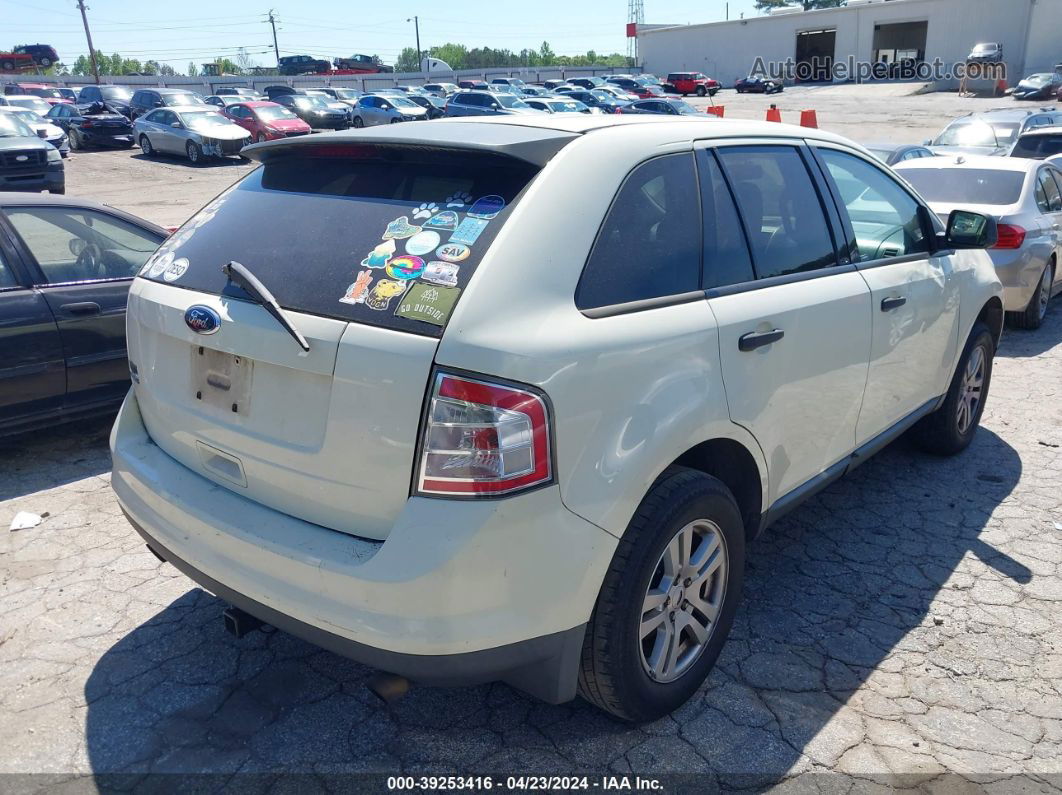 2008 Ford Edge Se White vin: 2FMDK36C08BA45542