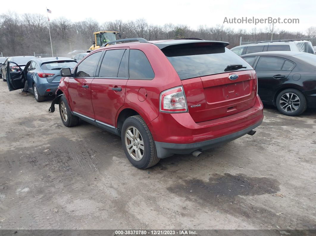 2008 Ford Edge Se Red vin: 2FMDK36C08BA56931