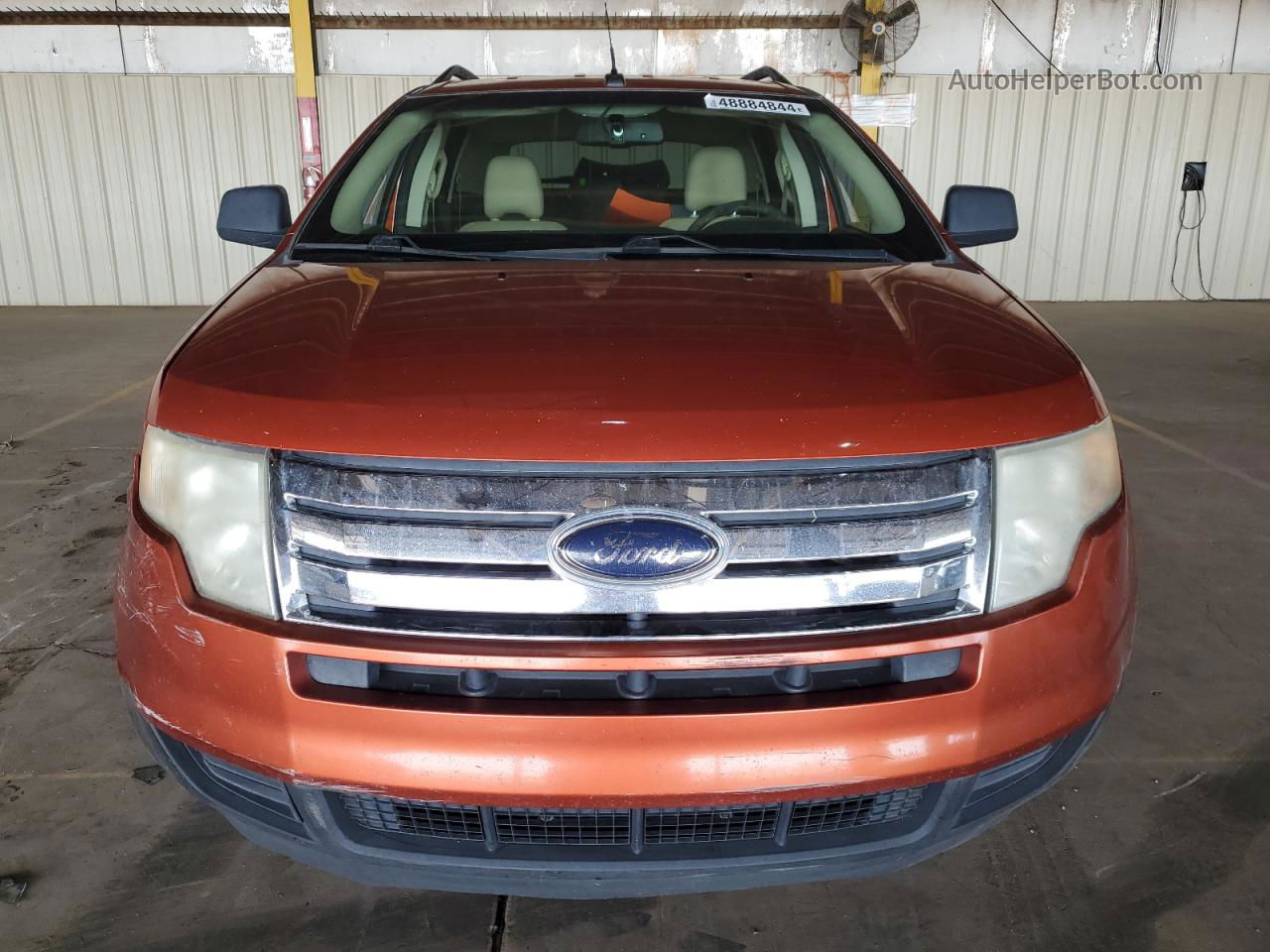 2008 Ford Edge Se Orange vin: 2FMDK36C08BA83658