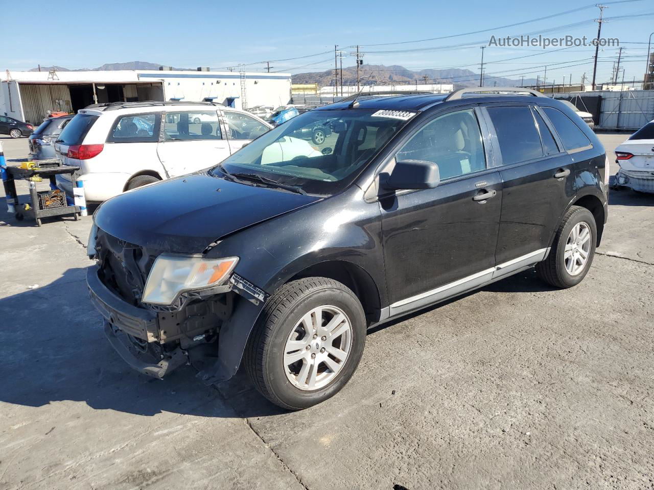 2008 Ford Edge Se Black vin: 2FMDK36C08BA95728