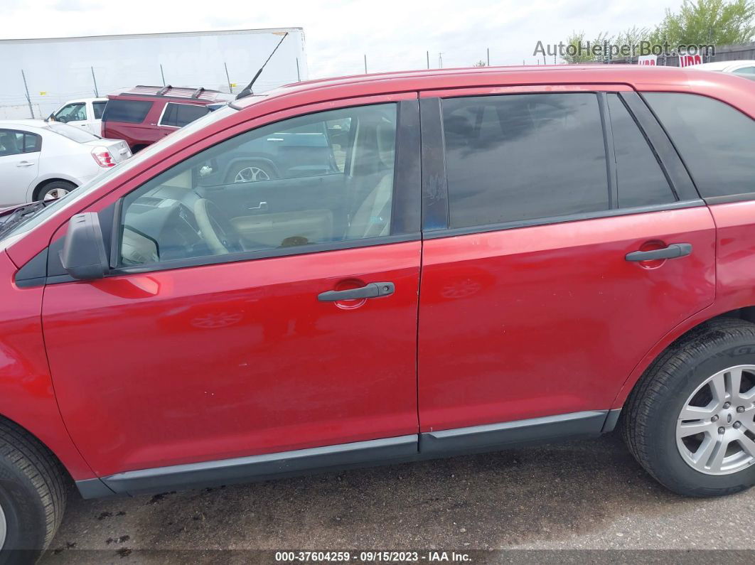 2008 Ford Edge Se Красный vin: 2FMDK36C18BA59059