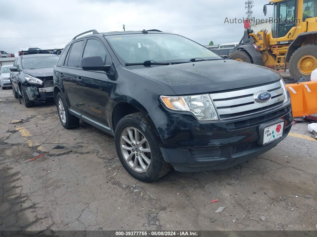 2008 Ford Edge Se Black vin: 2FMDK36C18BB12844