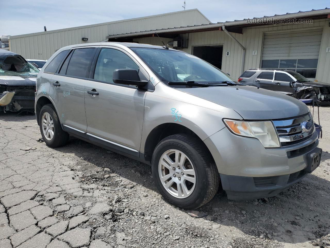 2008 Ford Edge Se Серебряный vin: 2FMDK36C28BA03793