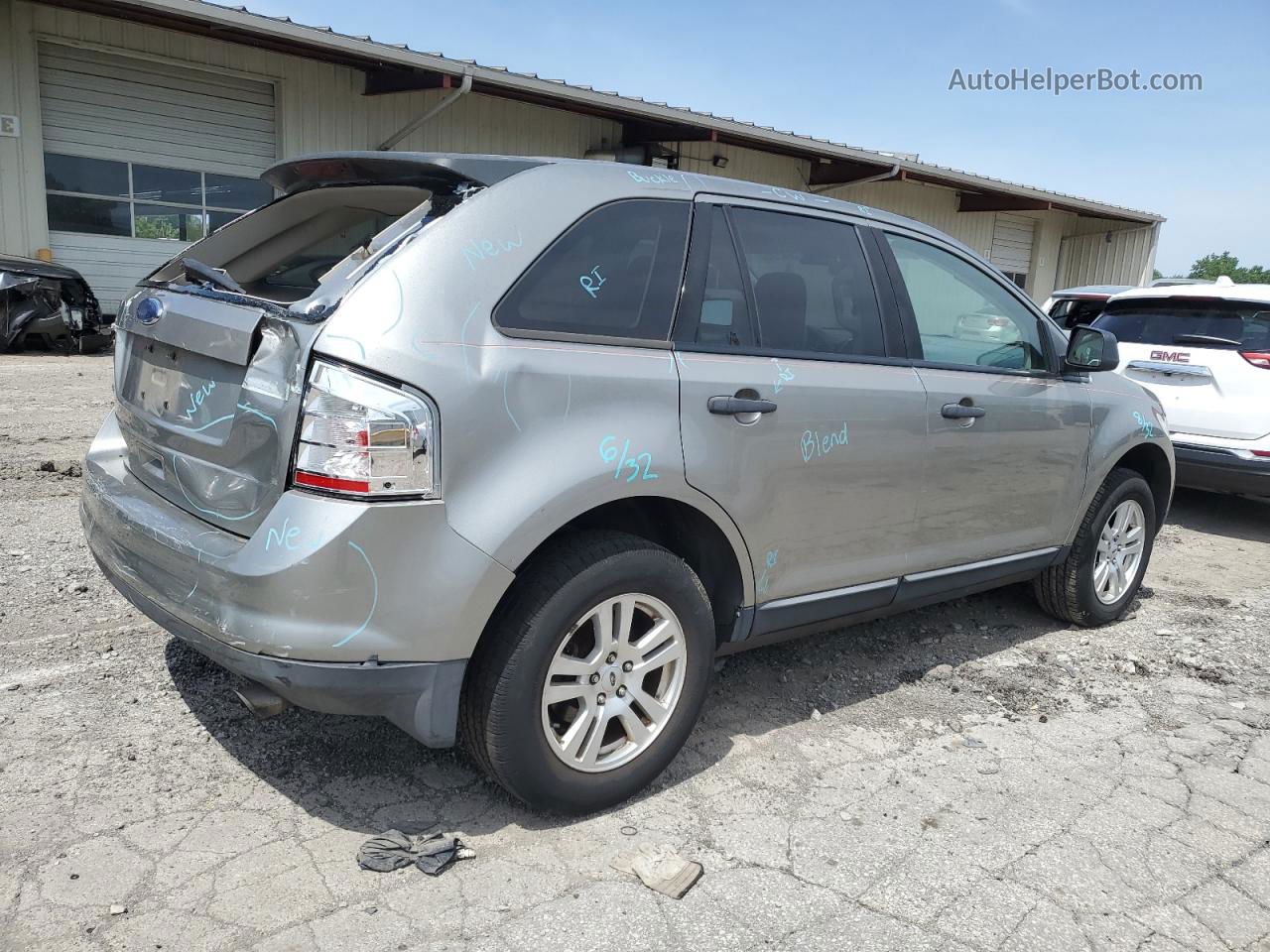 2008 Ford Edge Se Серебряный vin: 2FMDK36C28BA03793