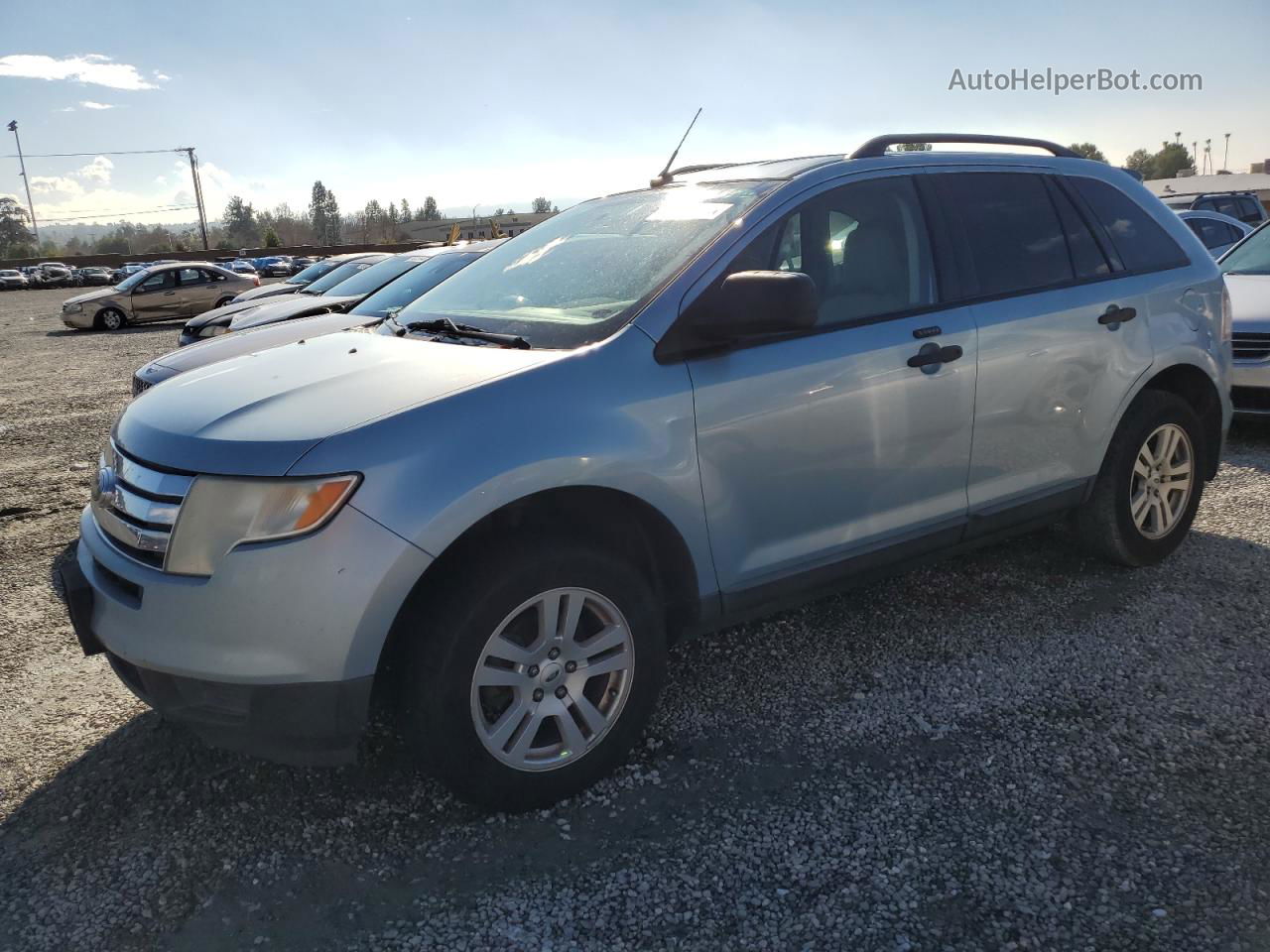 2008 Ford Edge Se Blue vin: 2FMDK36C28BA49320