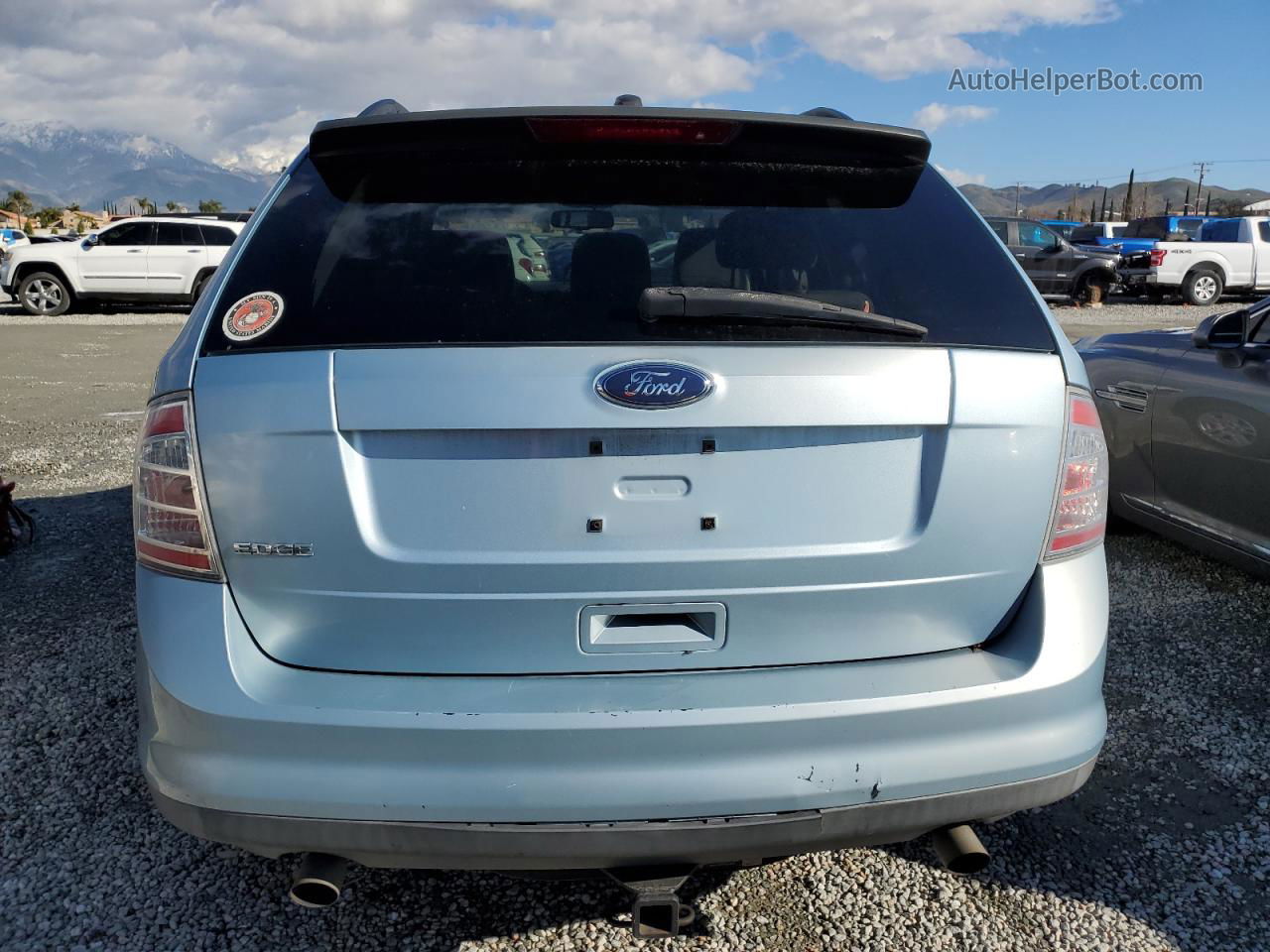 2008 Ford Edge Se Blue vin: 2FMDK36C28BA49320