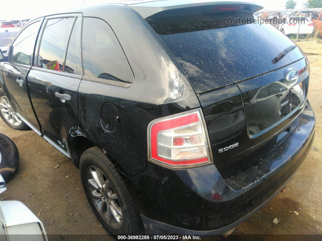 2008 Ford Edge Se Black vin: 2FMDK36C28BA83032